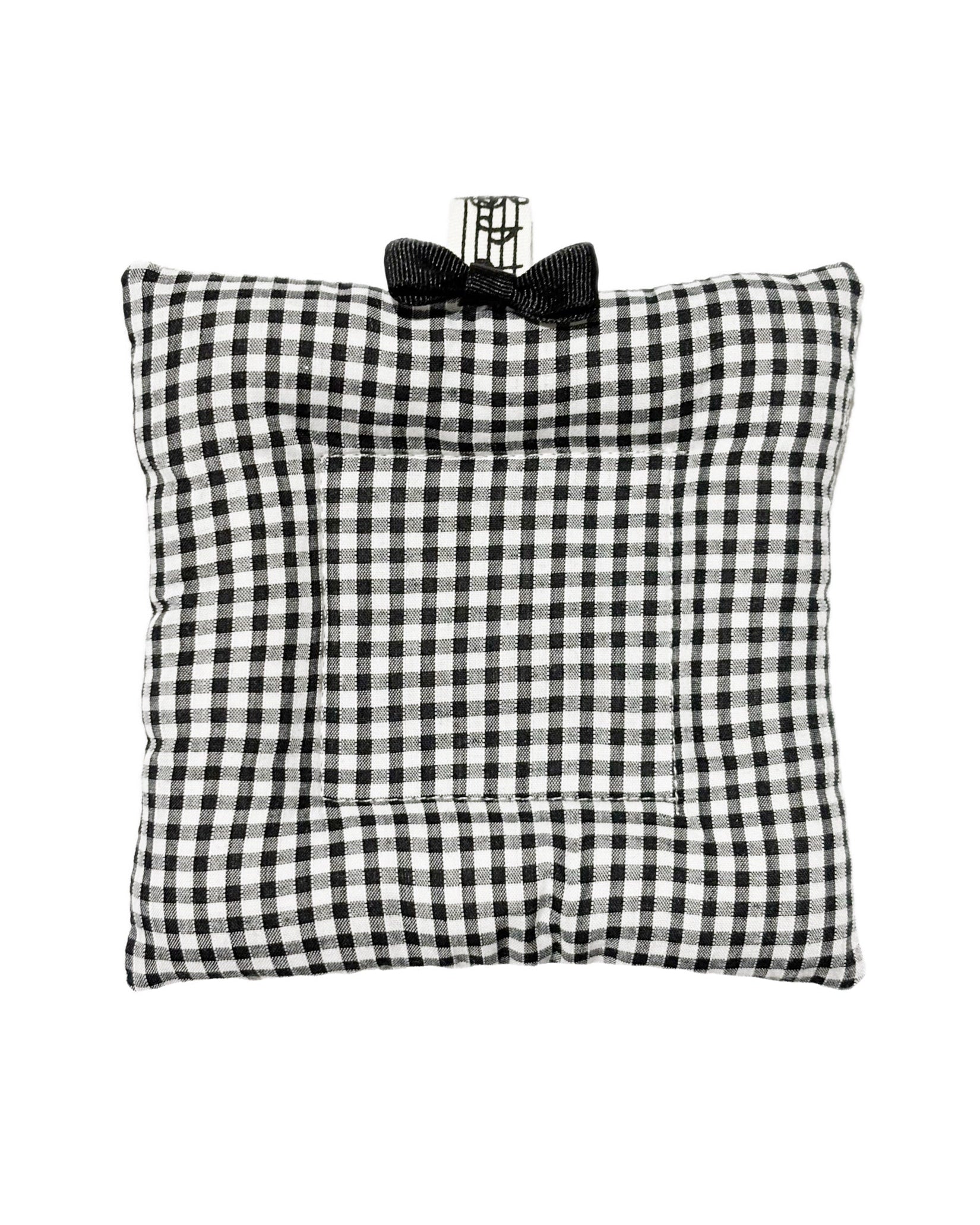 Gingham Bow Reversible Coaster