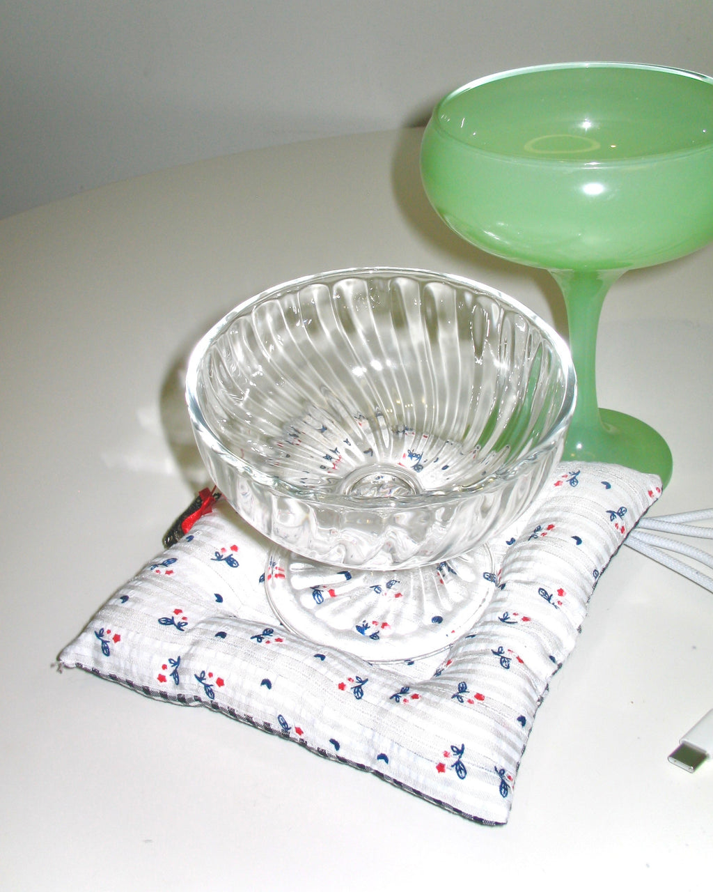 Floral Bow Reversible Coaster