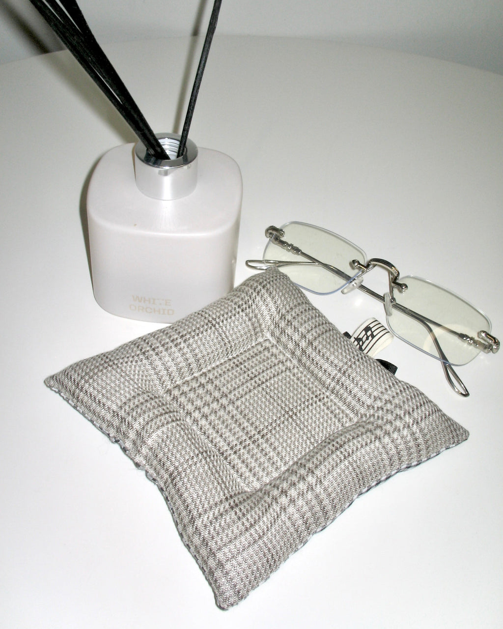 Gingham Bow Reversible Coaster