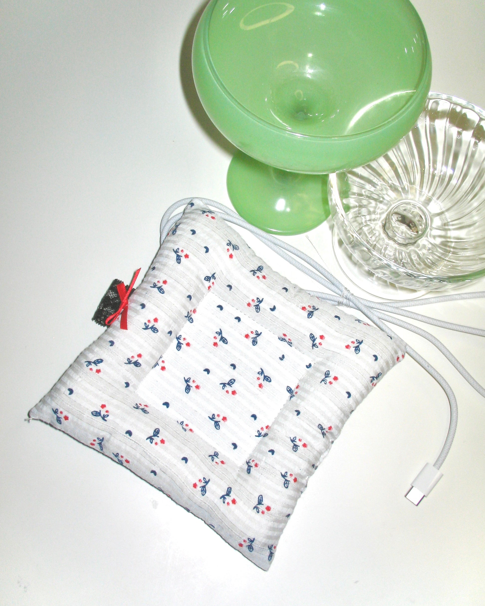 Floral Bow Reversible Coaster