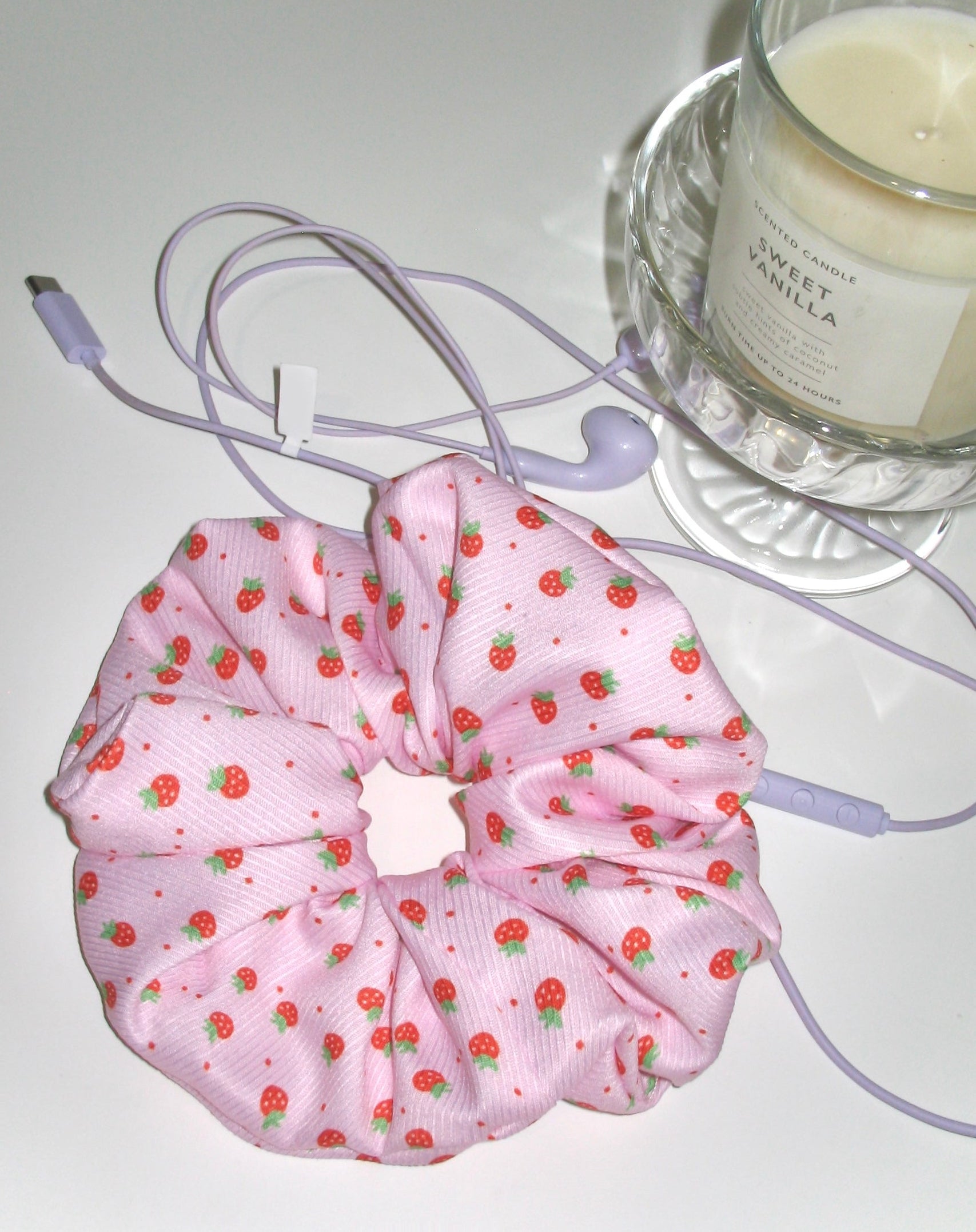 Strawberry Dreams Scrunchie