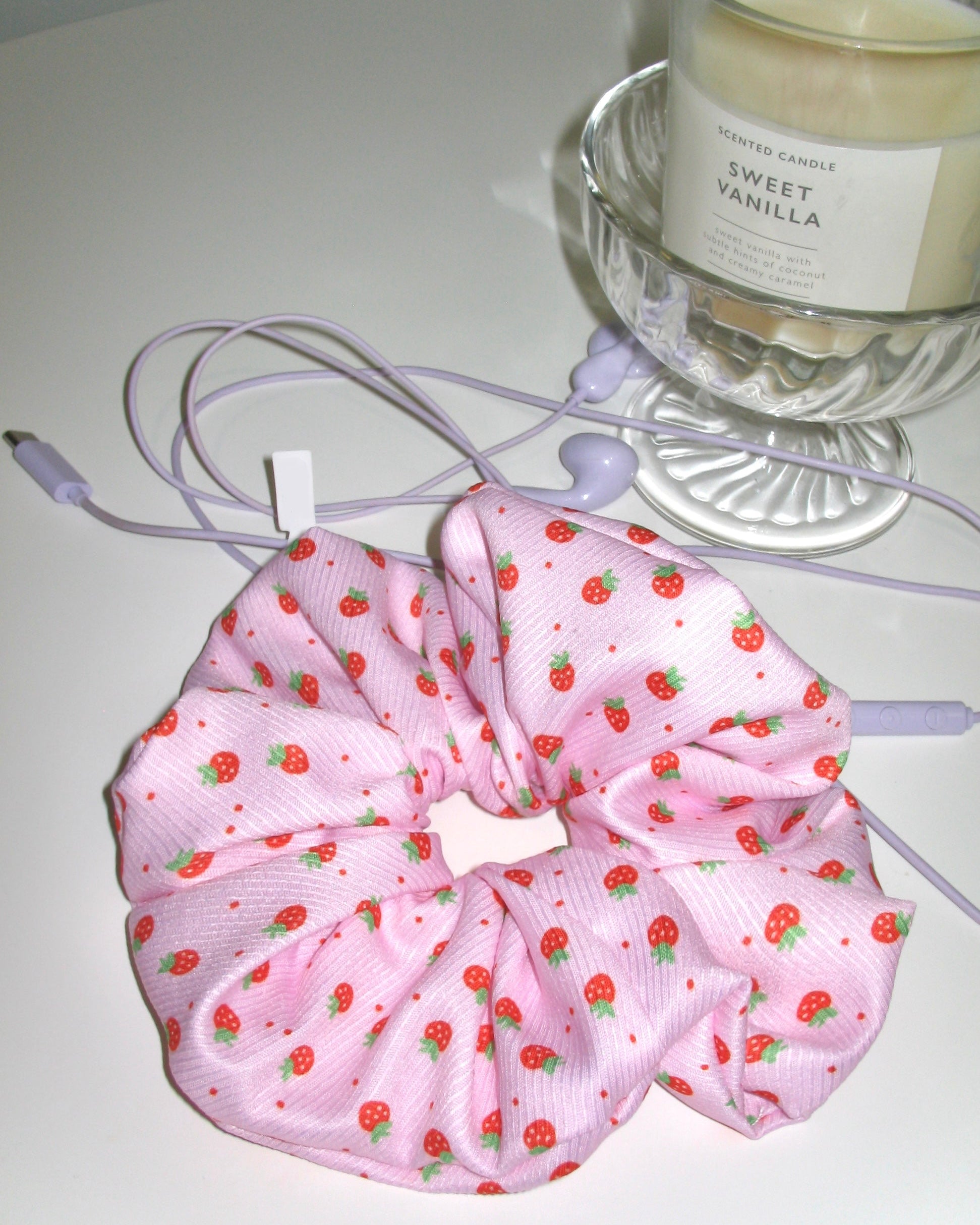 Strawberry Dreams Scrunchie