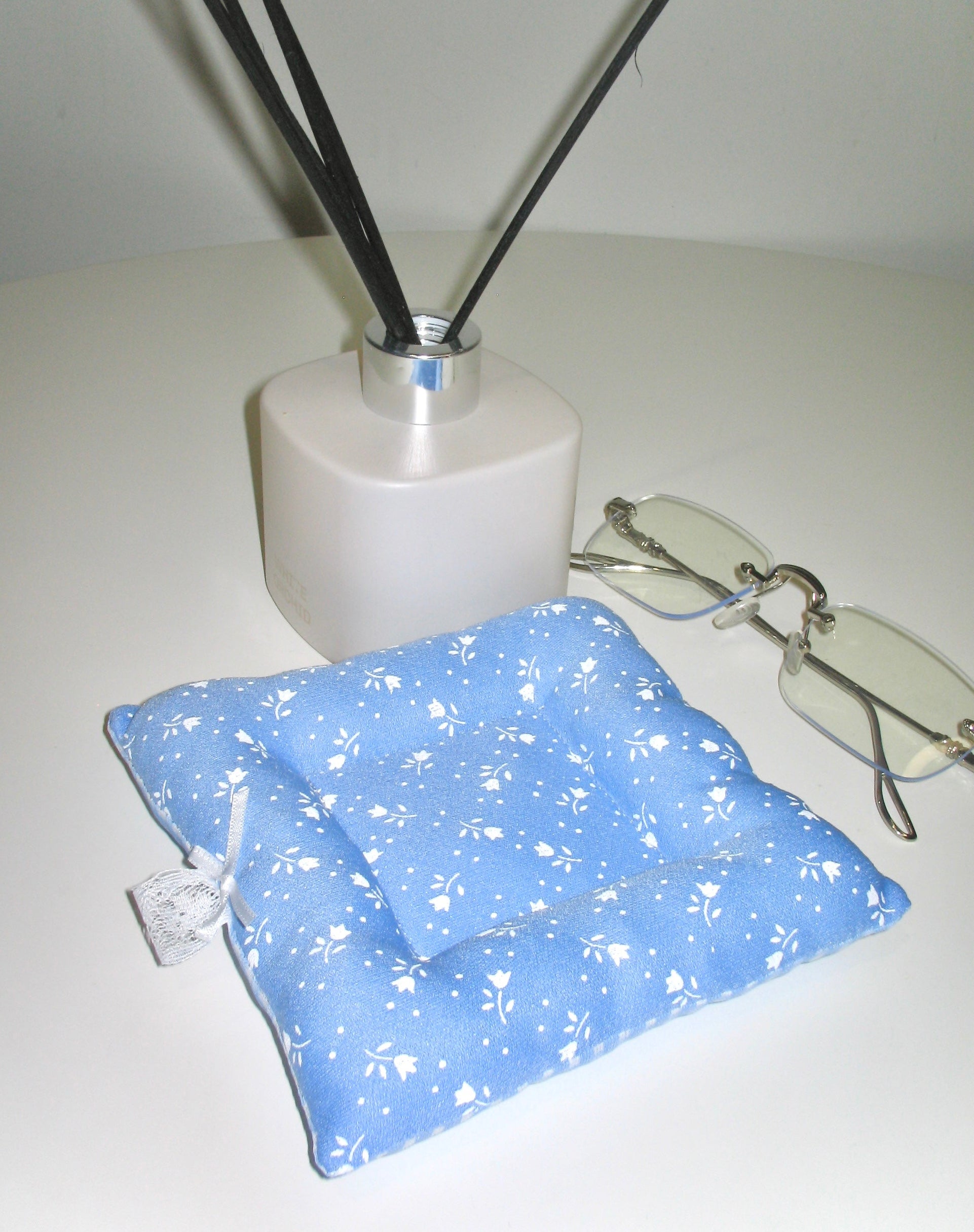Blue Floral Reversible Coaster