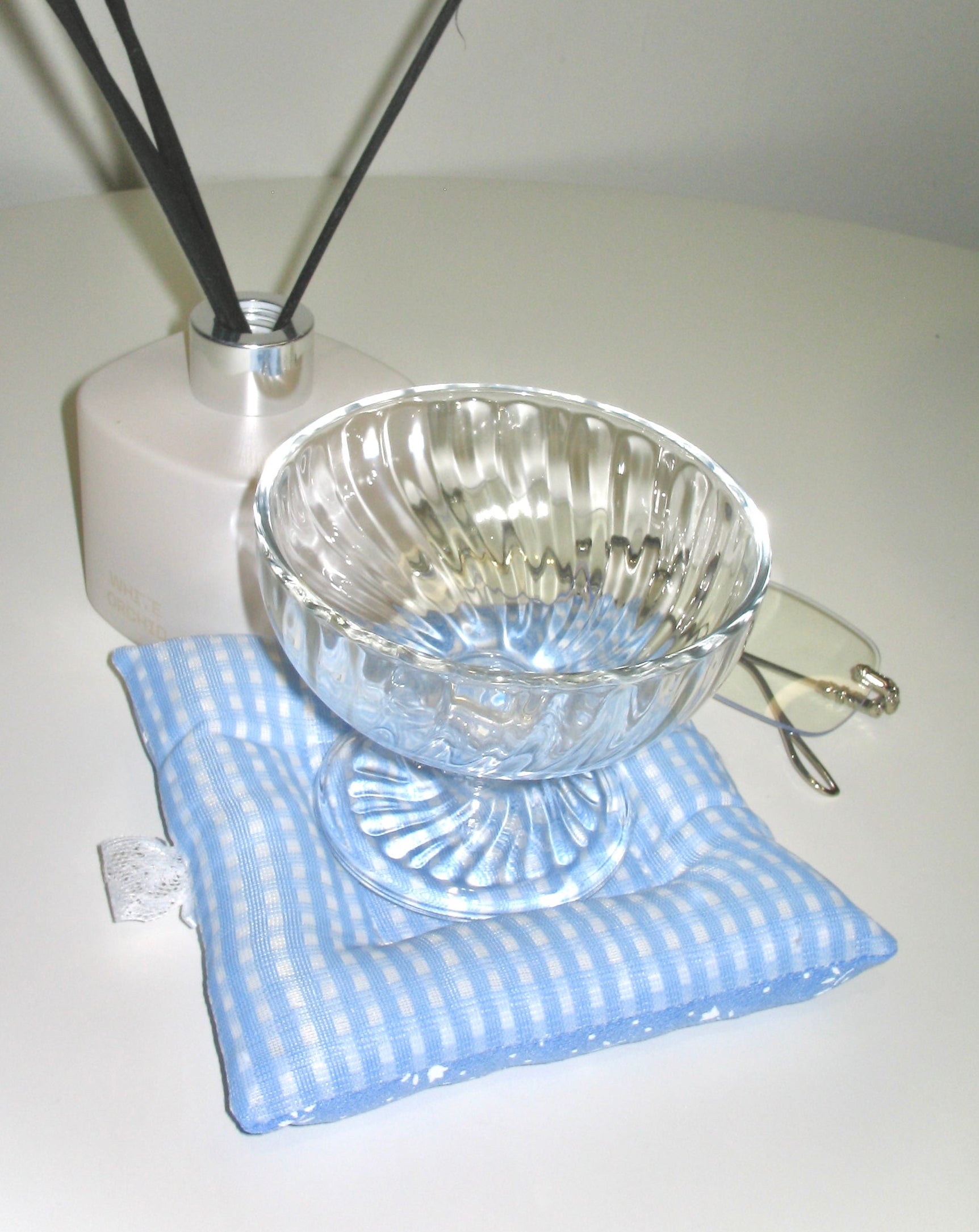 Blue Floral Reversible Coaster